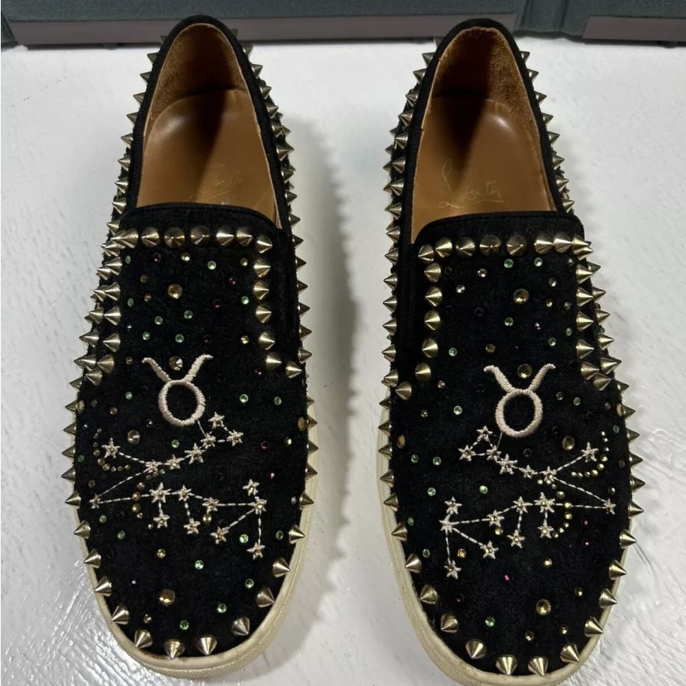 CHRISTIAN LOUBOUTIN LIMITED EDITION TOURUS CELESTIAL HOROSCOPE SHOES SIZE 38 EUR